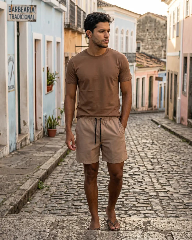 Short Tactel nude