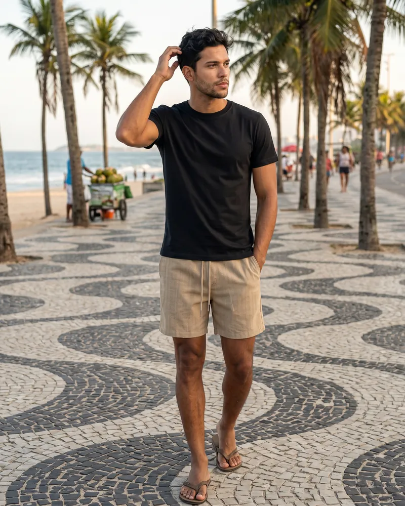 T-Shirt Premium preta